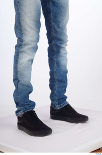 Dio black sneakers blue jeans calf casual dressed 0008.jpg